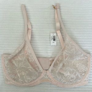 Gap Natural Lace Plunge Bra